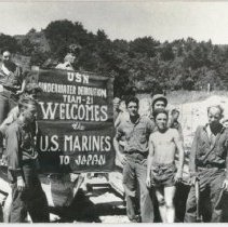 Sign to Welcome Marines
