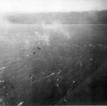 Aerial photo of Guam invasion