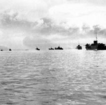 #8 LCI's at Wewak June 1944