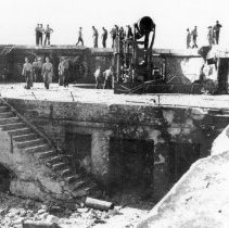 #20 Destroyed Japanese gun emplacement Grande Island, Subic Bay P.I. Apr 45