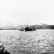 #19 Ships at Subic Bay April 1945 Submarines and their Tender