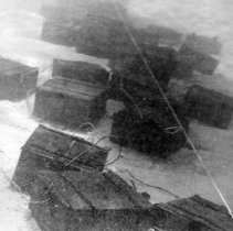 Demolition devices in grid and ready to be exploded