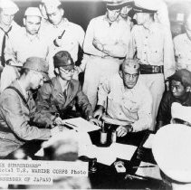 Wake Surrenders, US Marine Corps photo