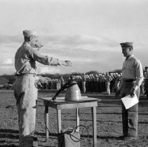 Joseph Stegmaier Receiving Silver Star