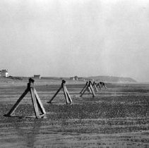beach obstacles, France