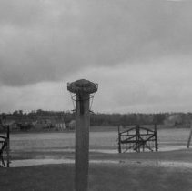 mined beach obstacle, St. Vaast