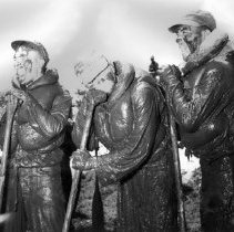 Trainees covered in mud