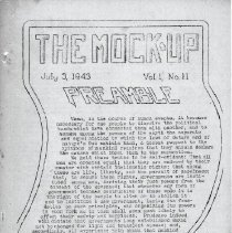 Mock Up Vol 1 No 11, Page 1