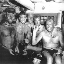 UDT 10 Crew inside USS BURRFISH