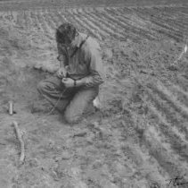 Loran Barbour getting ready to set off ordinance.