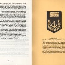 "First Landing Tokyo Bay" booklet