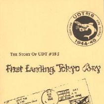 "First Landing Tokyo Bay" booklet