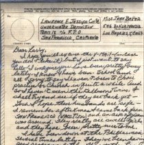 Various Victory Mail (V Mail) to Lawrence Jessip