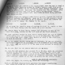 Starting Procedures for Naval SNJ Aircraft