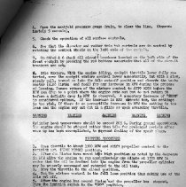 Starting Procedures for Naval SNJ Aircraft