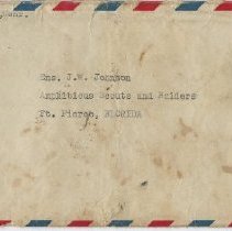 JW Johnson letters