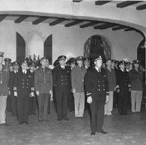 Decoration of Navy Cross to Ens John W. Johnson