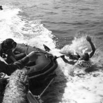 Scan 010004(3) Publicity shot for Frogman Movie at Little Creek