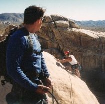 Rock climbing CA 1995
