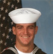 My handsome fiancee in uniform - April 86 - Boot Camp