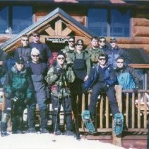 Francine's cabin 10 Mountain division cabin system, Colorado 1998