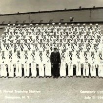 US Naval Training Station Sampson, NY Company 110 July 9, 1943