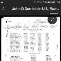 UDT-8 Muster LIst 31 Aug 1944
