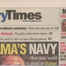 Navy Times 17 Nov 2008 masthead