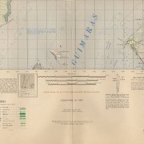 Map of Guimaras Straight, Philippine Islands. Dec 1944.