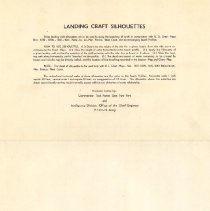 Landing craft Silhouette instructions