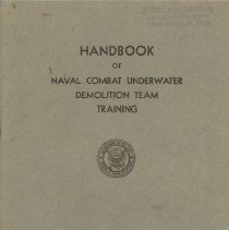 Handbook of Naval Combat Underwater Demolition Team Training. 1944