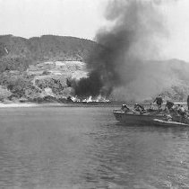 Boat Watching Results Of Firing Inland