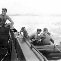 Rubber Boat Alongside