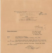 Bert E. Sundberg orders pg 1