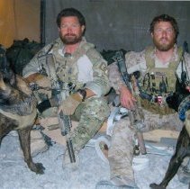 Lt Amann with MPC Rocky and SOC Cook with MPC Turbo