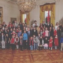 Group photo with President G.W. Bush