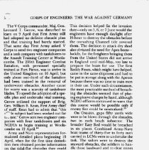 Corps of Engineers: The War Against Germany pg 1