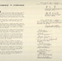 Instrument of Surrender - Japan