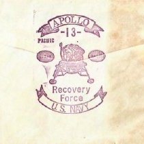 Frog Carrictures Apollo on Envelope Back