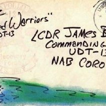 Frog Carrictures Apollo On Envelope