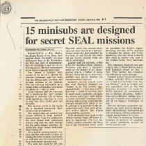 15 minisubs are designed for secret SEAL missions