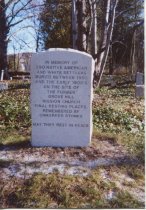 Moument at church cemetery