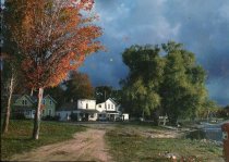 Color Picture of Omena Village 1970s