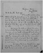 Indian Suffrage Aaron Page Letter Image 2 Of 5