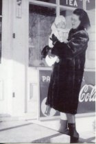 Esther Barth with Wayne Barth in 1940