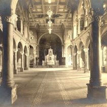 Church Interior In Progress Early 1900s