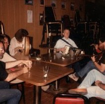 Irish music session at Half Time Rec ca. 1985.