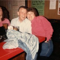 Martin McHugh and friends at the Half Time Rec ca. 1985