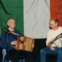 Martin McHugh and Pete Tritz at the Irish Well