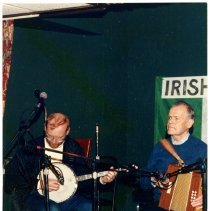 Martin McHugh and Pete Tritz at the Irish Well